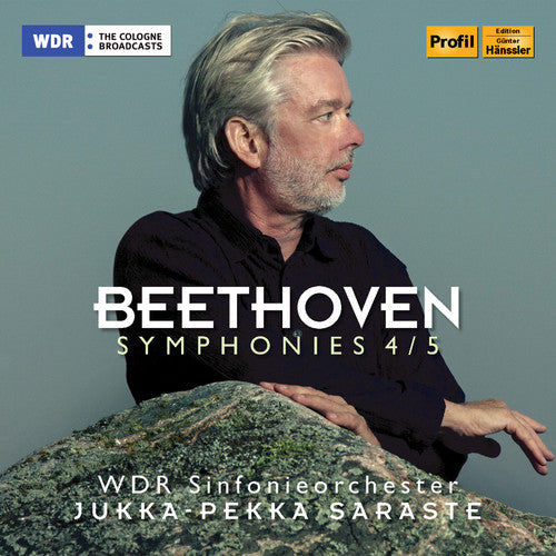 the album cover for Beethoven - Symphonies 4 & 5