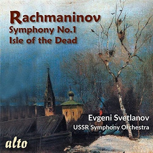 the album cover for Evgeny Svetlanov - Rachmaninov: Symphony No.1 Isle Of The Dead