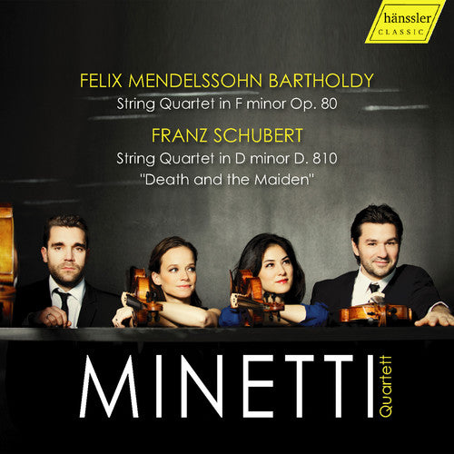 the album cover for Bartholdy / Minetti Quartett - String Quartet in F Minor