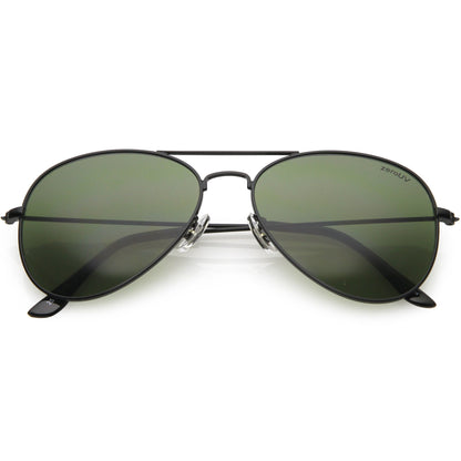 Original Classic Metal Military Aviator Sunglasses 1041 58mm