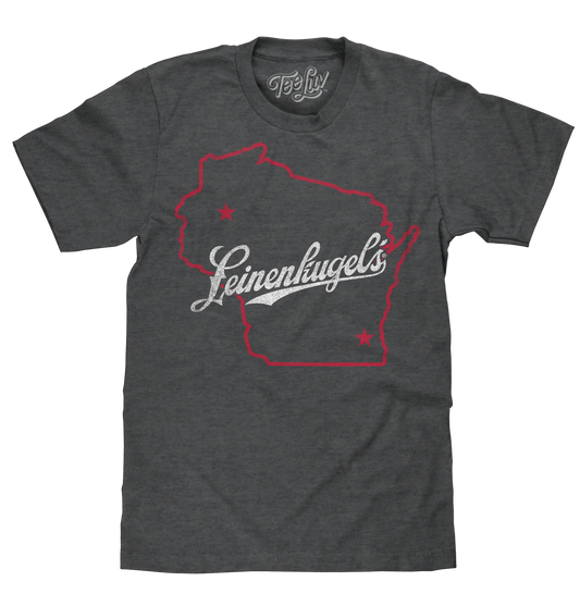 Leinenkugel's Wisconsin Mens T Shirt Officially Licensed Gray