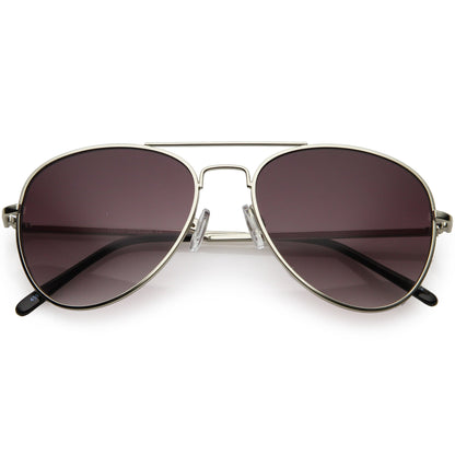 Medium Classic Retro Metal Frame Aviator Sunglasses 53mm 1372