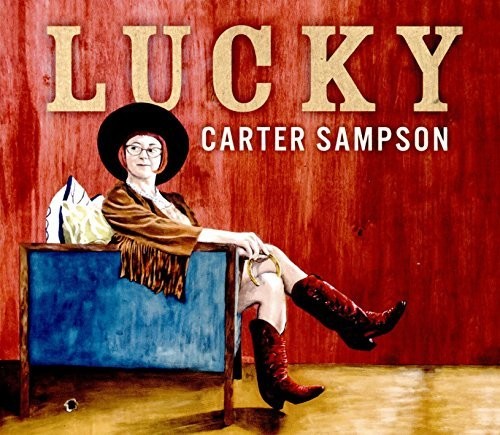 the album cover for Carter Sampson - Lucky
