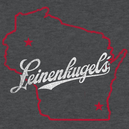 Leinenkugel's Wisconsin Mens T Shirt Officially Licensed Gray
