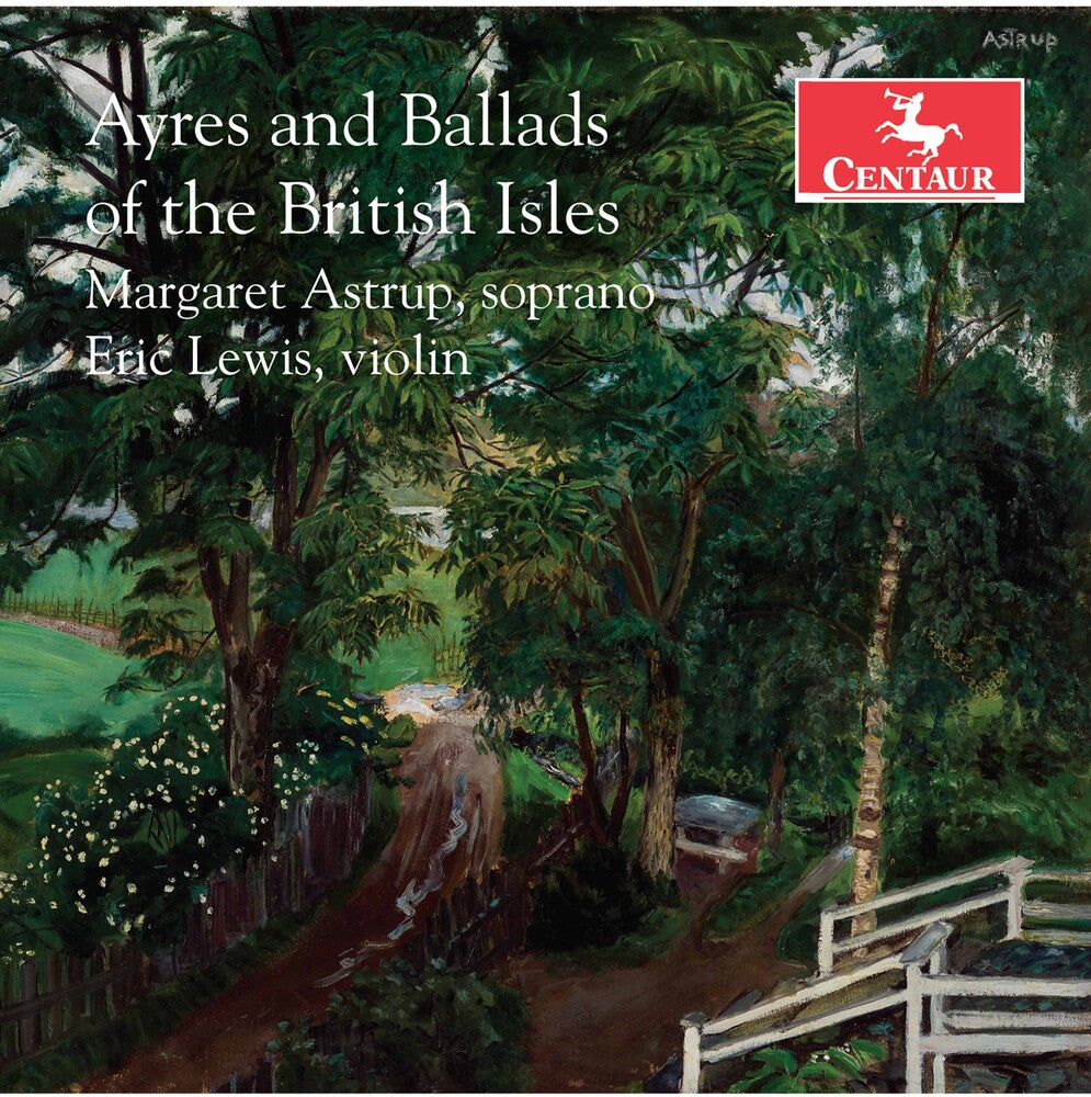 the album cover for Clarke / Astrup / Housman - Ayres & Ballads of the British