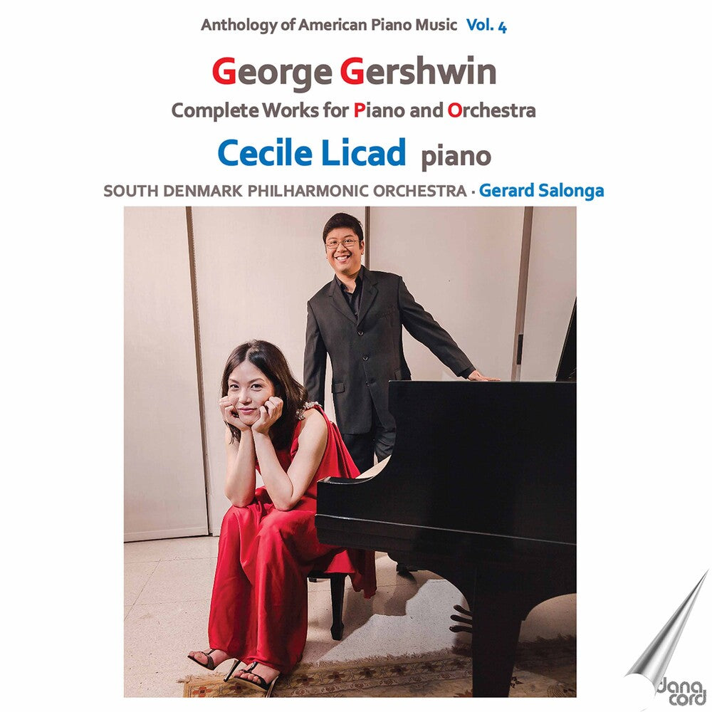 the album cover for Gershwin / Licad / Salonga - Complete Piano & Orchestra