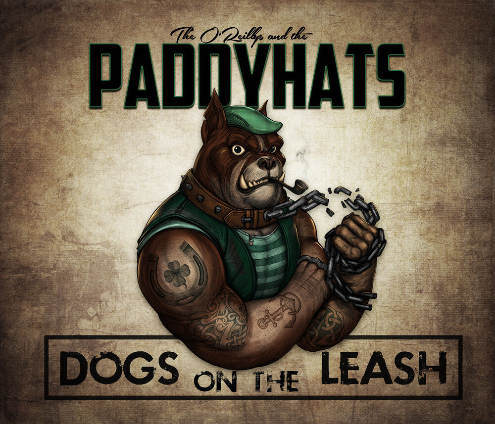 The O'Reillys And The Paddyhats - Dogs On The Leash [Mint Green & Orange Splatter 2LP] Vinyl Record