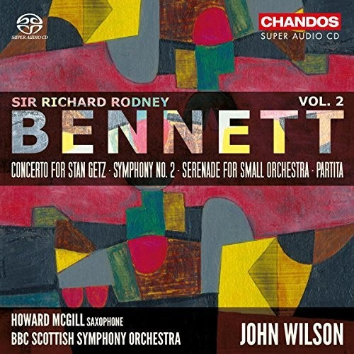 the album cover for Bennett / Mcgill - Orchestral Works 2