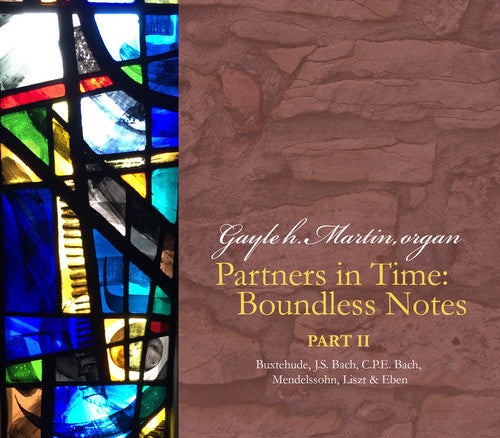 the album cover for J Bach S / Martin - Partners in Time / Boundless Notes Part 2
