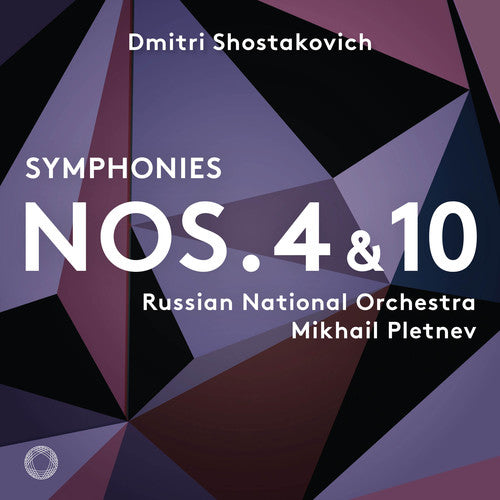 Shostakovich / Pletnev - Symphonies 4 & 10 - Music CD