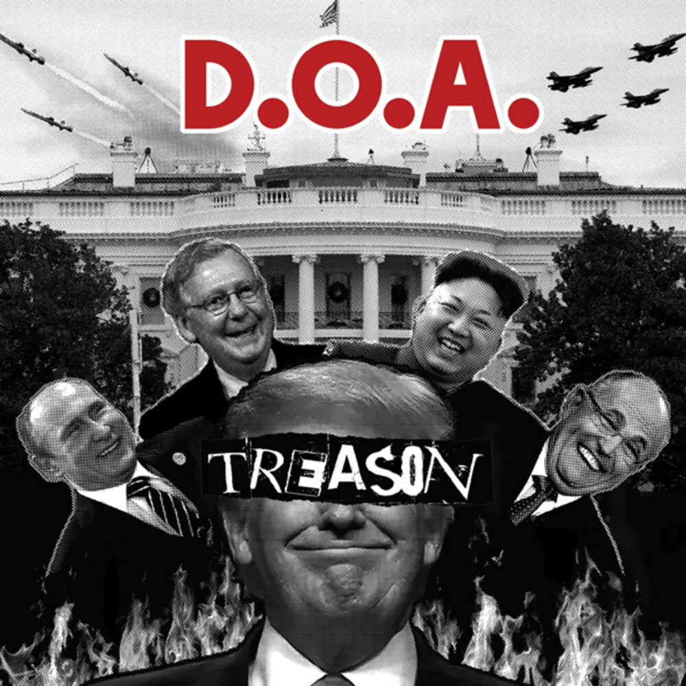 the album cover for Doa - Treason