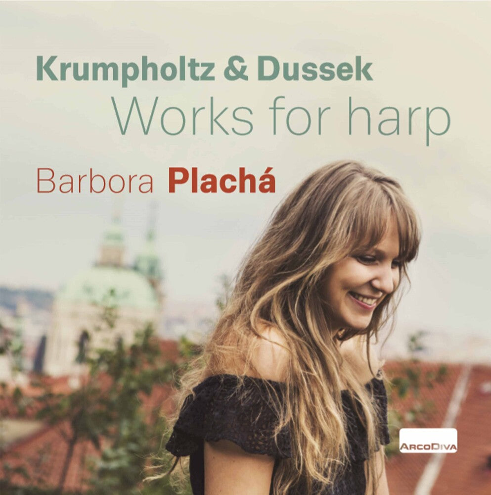 the album cover for Dussek / Barbora Placha - Works for Harp