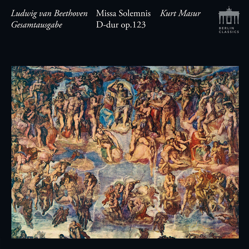 the album cover for Beethoven / Masur / Schreier - Missa Solemnis D-Dur