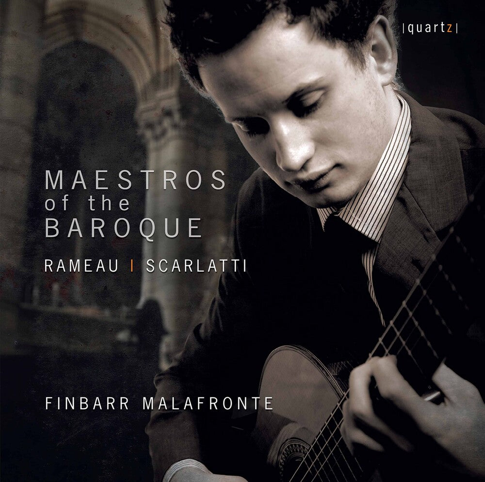 the album cover for Scarlatti / Finbarr Malafronte - Maestros of the Baroque