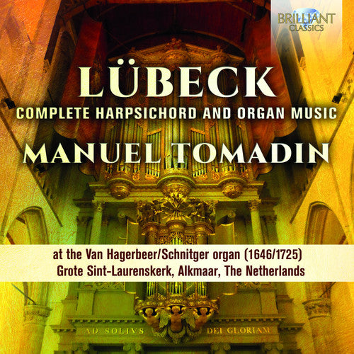 the album cover for Manuel Tomadin - Complete Harpsichord & Organ Music