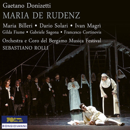 the album cover for Donizetti / Sagona - Maria de Rudenz