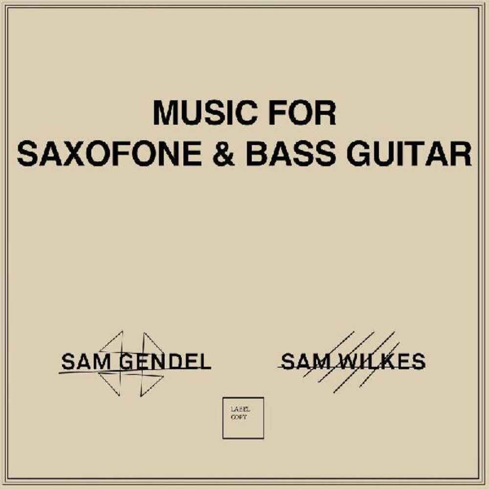 Music For Saxofone & Bass Guitar [LP] Vinyl Record