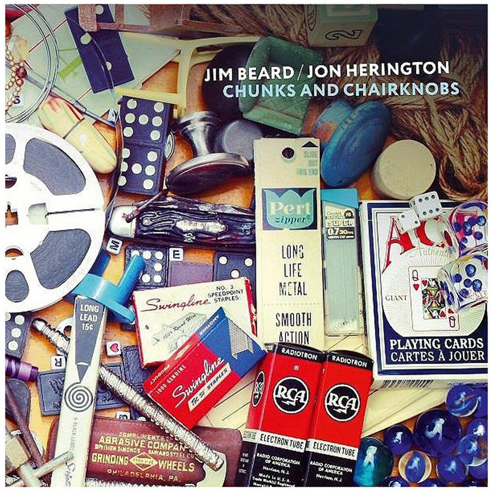 the album cover for Jim Beard / Herington,Jon - Chunks And Chairknobs