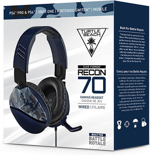 Tb Uni Recon 70 Gaming Headset-blue Camo - Tb Uni Recon 70 Gaming Headset-blue Camo - Game Accessories