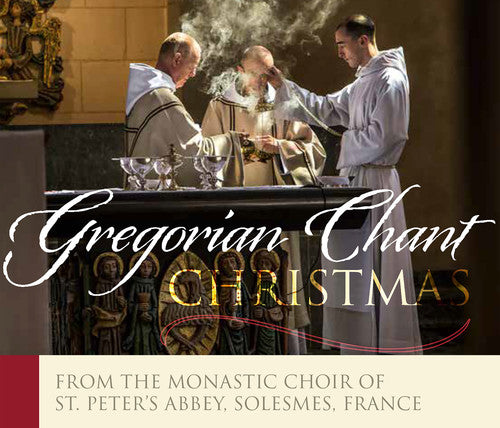 the album cover for Chant / Monks Of Solesmes - Gregorian Chant Christmas