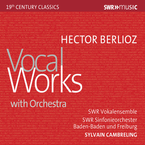 the album cover for Berlioz / Holscher - Vocal Works with Orchestra