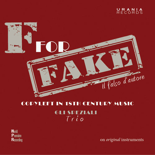 Bach,j.c. - F For Fake - Music CD
