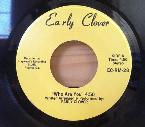 Early Clover - Who Are You / I Wanna Take A Chance On You Vinyl Record