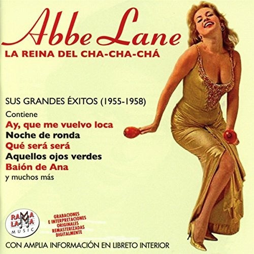 the album cover for Abbe Lane - La Reina Del Cha-Cha-Cha Sus Grandes Exitos 1955-1958