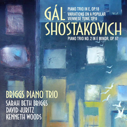 the album cover for Shostakovich / Woods - Piano Trio in E 18