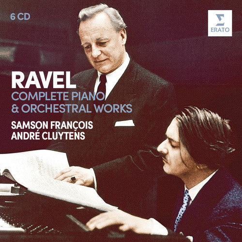 the album cover for Andre Cluytens / Francois,Samson - Ravel: Complete Piano & Orchestral Works