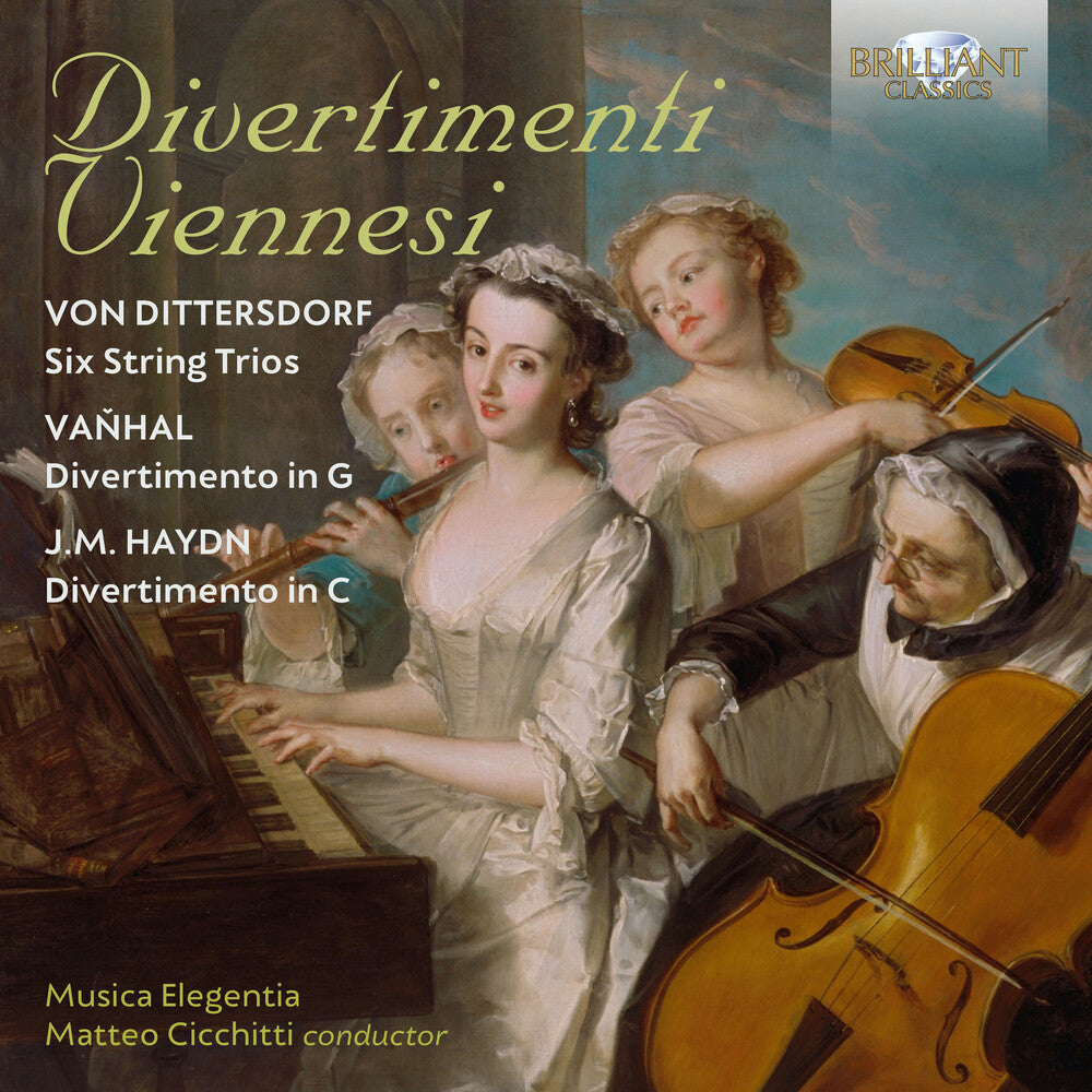 the album cover for Dittersdorf / Musica Elegentia / Cicchitti - Divertimenti Viennesi