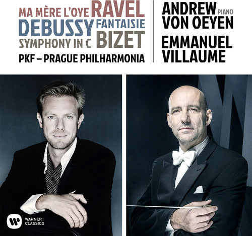 the album cover for Prague Philharmonia - Ravel Debussy Bizet