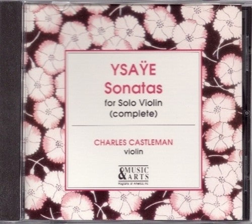 the album cover for Castleman - Sonatas For Solo Violin
