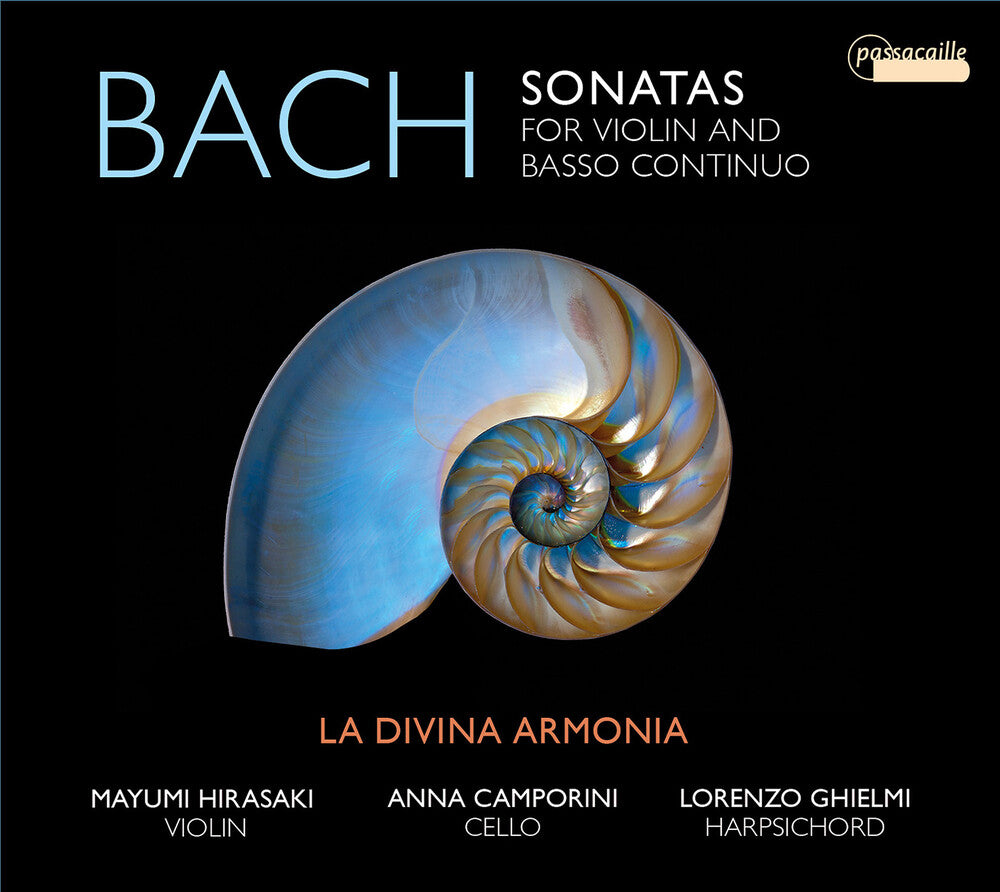the album cover for J Bach S / Divina Armonia - Sonatas for Violin & B.C.