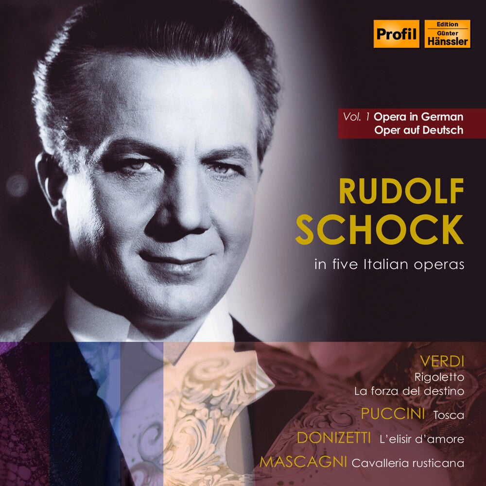 the album cover for Donizetti / Schock - Five Italian Operas 1