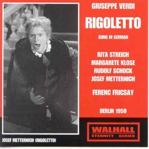 the album cover for Metternich - Rigoletto