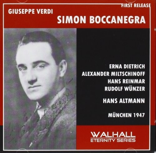 the album cover for Reinmar - Simon Boccanegra