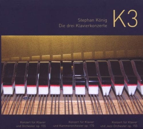 the album cover for Konig - Piano Concertos