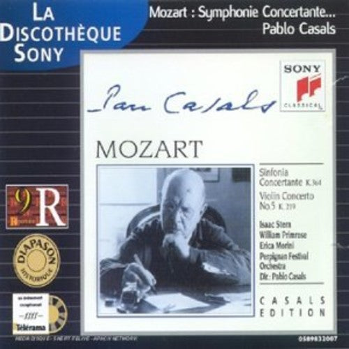the album cover for Casals - Mozart