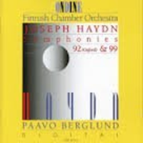 the album cover for Berglund - Symphonies 92 & 99