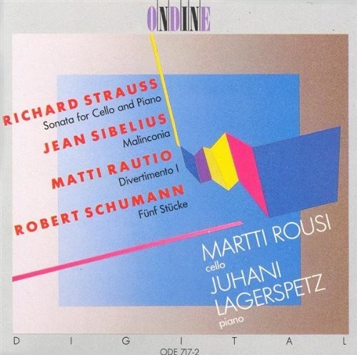 the album cover for Rousi / Lagerspetz - Strauss Sibelius Schumann