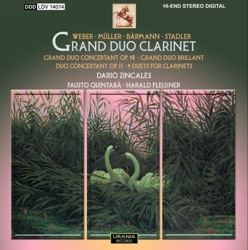 Zingales / Quintaba / Fleissner - Grand Duo Clarinet - Music CD