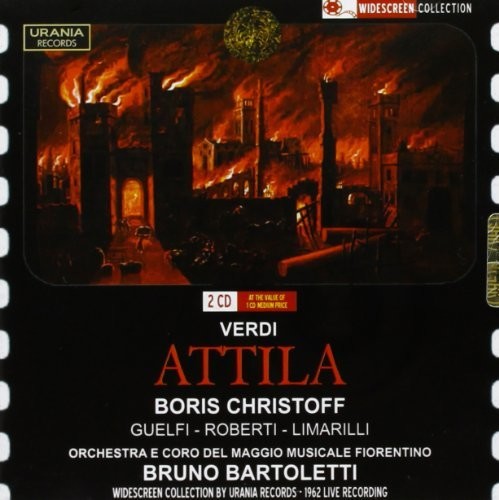 the album cover for Christoff / Limarilli / Guelfi - Attila