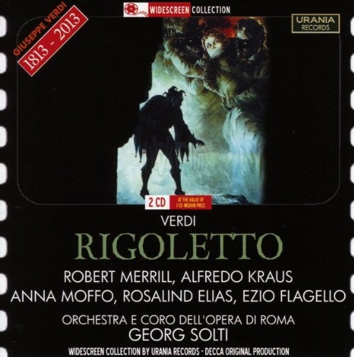 the album cover for Merrill / Kraus / Moffo - Rigoletto