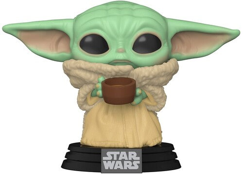 Pop Star Wars - Pop Star Wars Mandalorian The Child With Cup - Collectibles