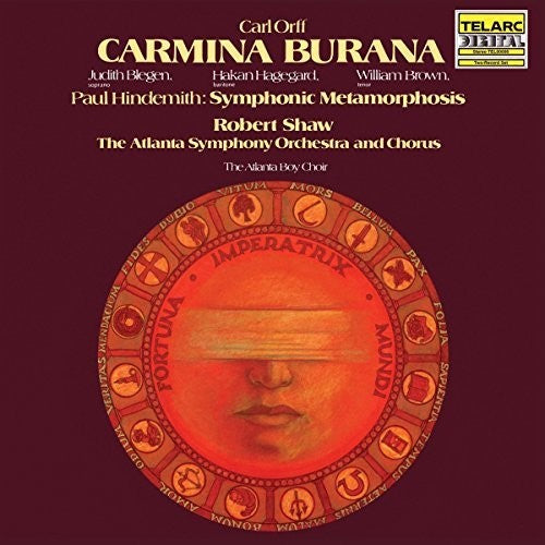 Orff / Robert Shaw / Atlanta Symphony Orchestra - Carmina Burana [LP] Vinyl Record