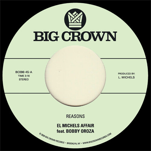 El Michels Affair - Reasons / Hipps Vinyl Record