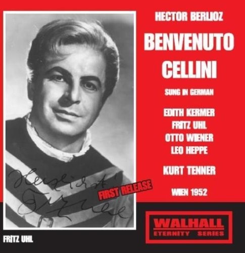 the album cover for Barbier - Benvenuto Cellini