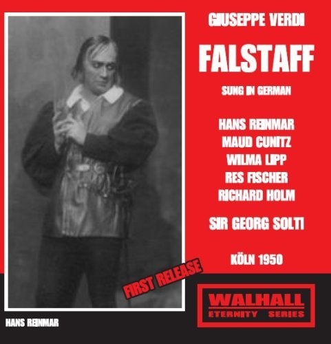 the album cover for Sir Georg Solti - Falstaff
