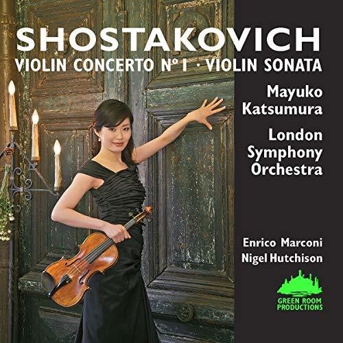 the album cover for Katsumura / Marconi / Hutchison - Violin Concerto